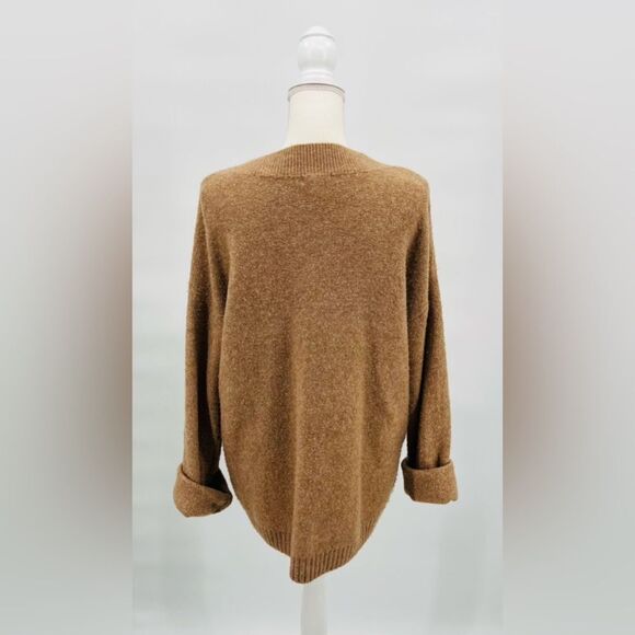 H&M Sweater Jumper Brown Oversized Size S - Picture 4 of 7